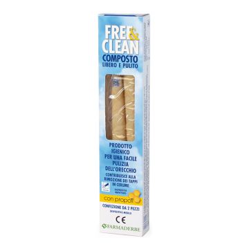 Free&clean coni orecchio 2 pezzi