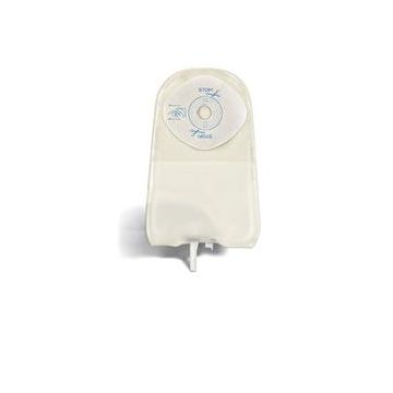 Sacca urostomia trasparente ritagliabile mono pezzo con barriera protettiva in stomahesive e valvola antireflusso urodress 19/45mm 10 pezzi