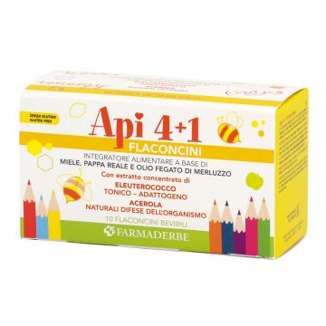 Api 4+1 liquido 10 flaconcini 10 ml