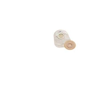 Sacca per colostomia chiusa trasparente alterna sistema a 2 pezzi misura foro 50mm capacita' maxi 500ml 30 pezzi