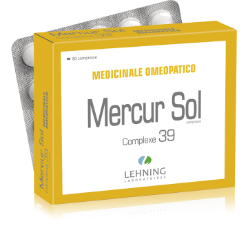Lehning 39 Mercurius Sol Comp 80 Compresse