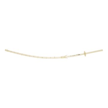 Sonda per ureterocutaneostomia in poliuretano wiruthan trasparente linea radiopaca con alette lunghezza 30 cm diametro 4,2 mm punta con foro centrale