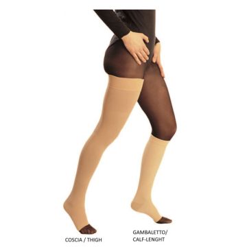 Orione 402 gambaletto k2 mmhg 30 punta aperta paio beige 4