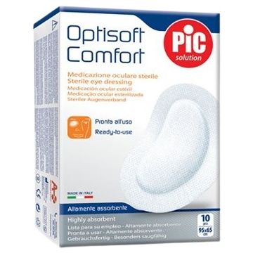 Pic Optisoft Comfort Medicazione Oculare Sterile 95x65mm 100 Pezzi