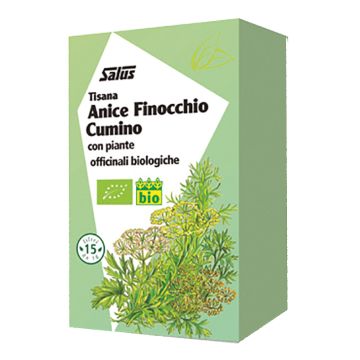 Anice finocchio cumino tisana 15 filtri bio