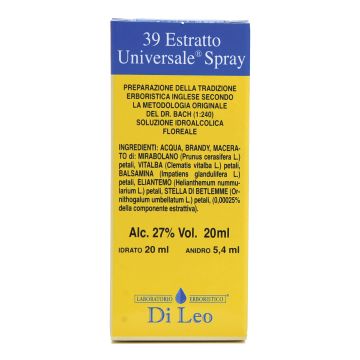Fiori di bach estratto universale spray 20 ml