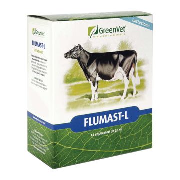 Greenvet flumast-l derm 12 siringhe da 10 ml