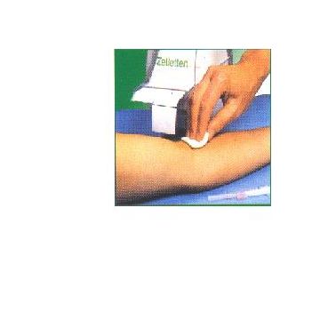 Tampone zelletten 5x4cm in rotolo di cellulosa pretagliato non sterile 2 rotili 500 pezzi