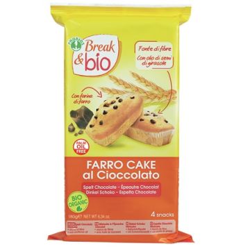Break & bio farro cake al cioccolato 4 x 45 g