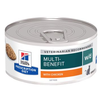 Prescription diet feline multi-benefit w/d chicken 156 g