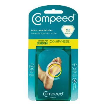 Compeed duroni cerotti formato medio 6 pezzi