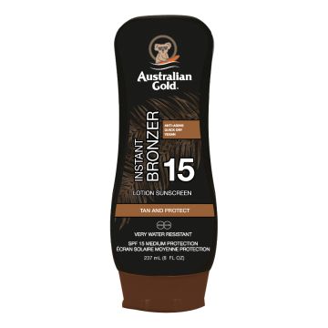 Australian gold spf15 spray gel effetto bronze 237 ml