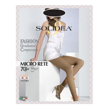Micro rete 70 sheer collant moka 3-ml