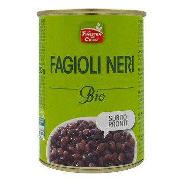 Fagioli neri pronti bio 400 g