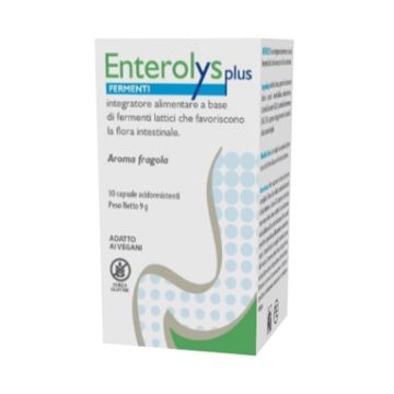 Enterolys plus 30 capsule acidoresistenti aroma fragola