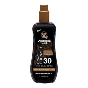 Australian gold spf 30 spray con effetto bronze 237 ml
