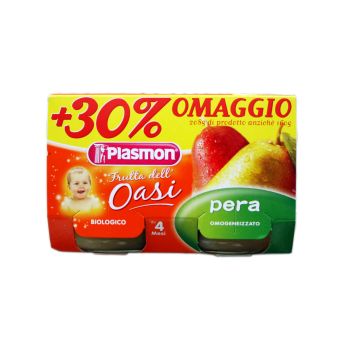 Plasmon Omog Pera 104gx2pezzi
