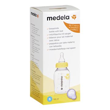 Biberon con tettarella flusso lento 150 ml