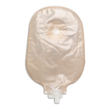 Sacca uro trasparente barriera idrocolloidale a spessore differenziato autoportante a protezione totale rivestimento tntidrorepellente moderma flex uro convessita' trasparente 35mm