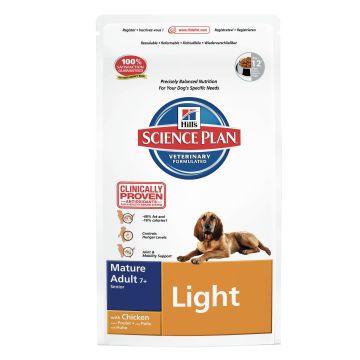 Hill'S Canine Mature 7+ Light Medium Chicken 12 Kg