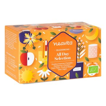 Neavita selezione infusi e tisane bio in filtro all day selection 20 pezzi Neavita selezione infusi e tisane bio in filtro all day selection 20 pezzi