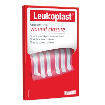 Cerotto Per Sutura Leukosan Strip 6 X38 Mm 2 Buste X 6 Cerotti