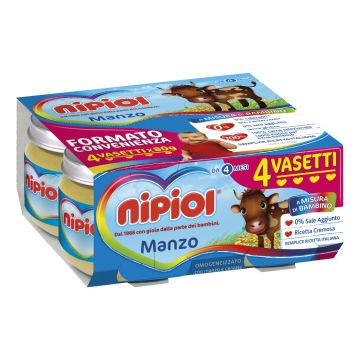 Nipiol omogeneizzato manzo 4 x 80 g