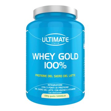 Whey gold 100 % vaniglia 1,5 kg 1 pezzo