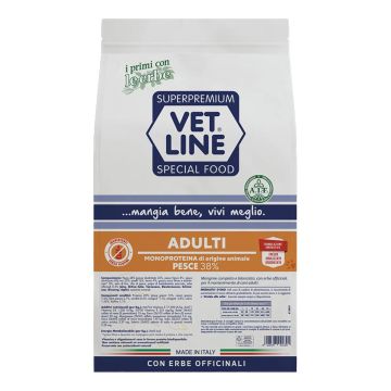 Vetline Cane Adulto Monoproteico Pesce 3 Kg