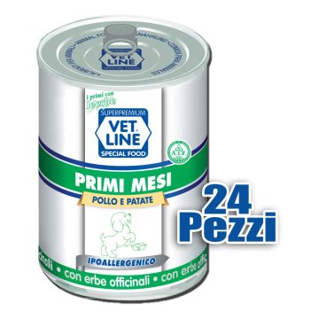 Vetline Cane Primi Mesi Pollo & Patate 400 Gr
