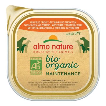 Daily menu bio dog pollo/patate 300 g