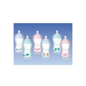 Nuby nt biberon da 330ml in polipropilene verde tettarella extra soffice flusso medio