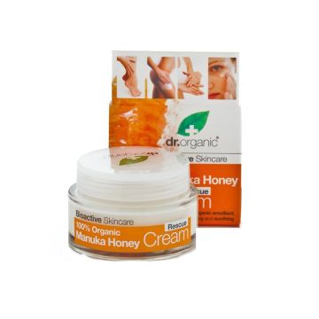 Dr organic manuka honey miele di manuka rescue cream crema viso 50 ml