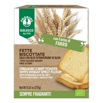 Fette biscottate farro senza zucchero 270 g