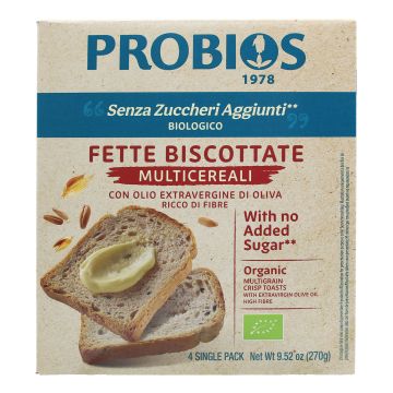 Fette biscottate ai cereali senza zucchero 270 g