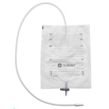 Sacca urina da letto standard monouso hollister lunghezza tubo 90cm capacita' 2l graduata 30 pezzi
