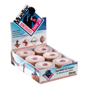 Benda tape per kinesiologia blu 5x500cm