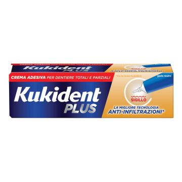 Kukident sigillo crema adesiva per protesi dentarie 40 g