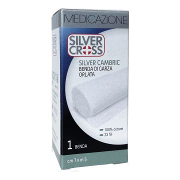 Benda silvercross orlata cambric 7x500cm 1 pezzo