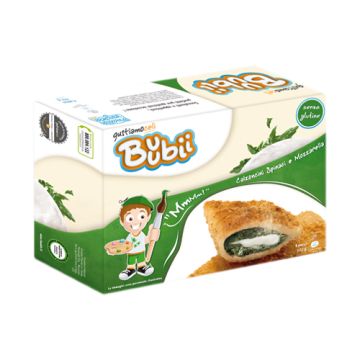 Gustiamoceli buubii calzoncini spinaci mozzarella