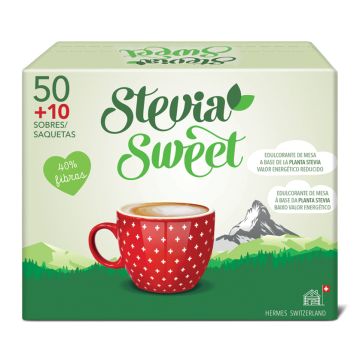 Hermesetas stevia 50+10 bustine