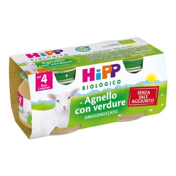 Hipp Bio Omog Agnello 80g 2pezzi