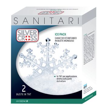 Ghiaccio istantaneo silvercross 2 buste in tessuto non tessuto