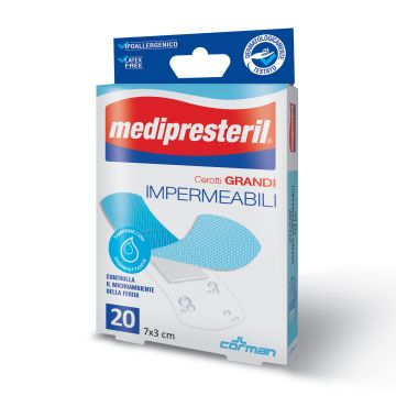 Cerotto Grande Medipresteril Impermeabile 7 X3 Cm 20 Pezzi