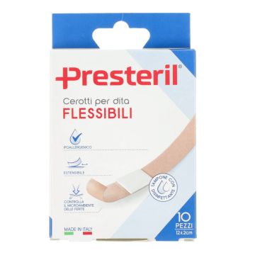 Cerotto Per Dita Medipresteril Flessibile 12 X2 Cm 10 Pezzi
