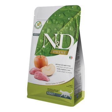 N&d feline grain free cat cinghiale & mela adult medium 300 g