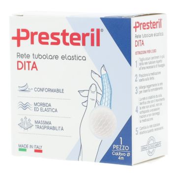 Rete tubolare dita medipresteril calibro 0 4 metri