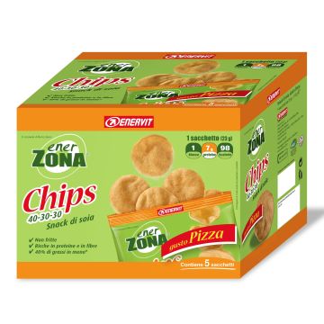 Enerzona chips pizza astuccio 5 astucci 23 g