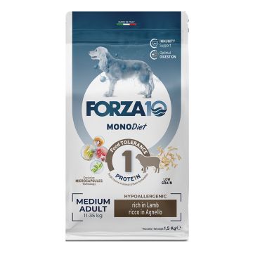 Forza 10 medium diet con agnello per cani di media taglia 12 kg Forza 10 medium diet con agnello per cani di media taglia 12 kg
