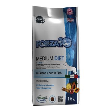 Forza 10 Diet Cane Adult Medium Al Pesce 1,5 Kg